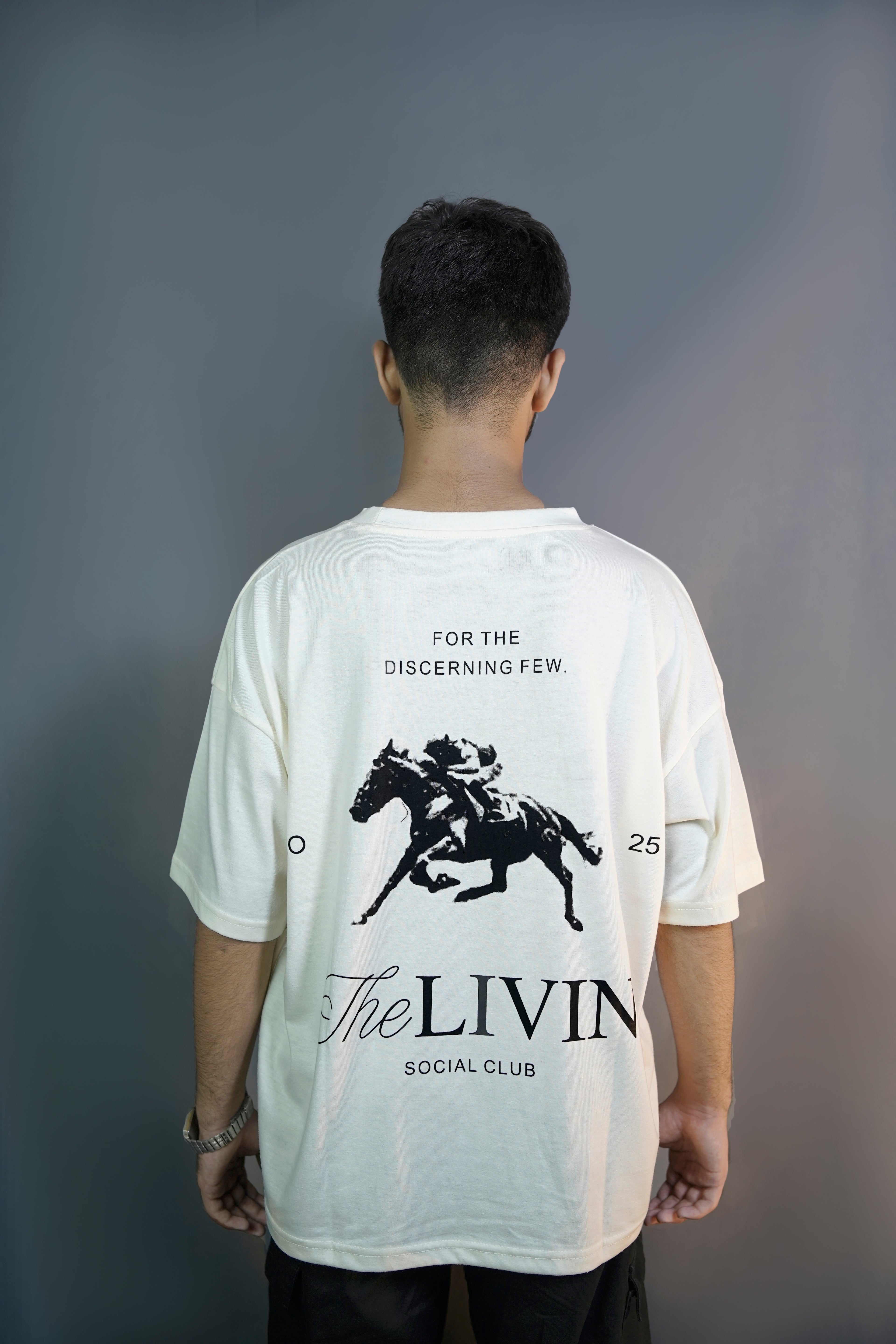 UNISEX OVERSIZED BEIGE TEE